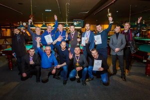 Сотрудники Балтийского объединения завоевали серебро в турнире по бильярду